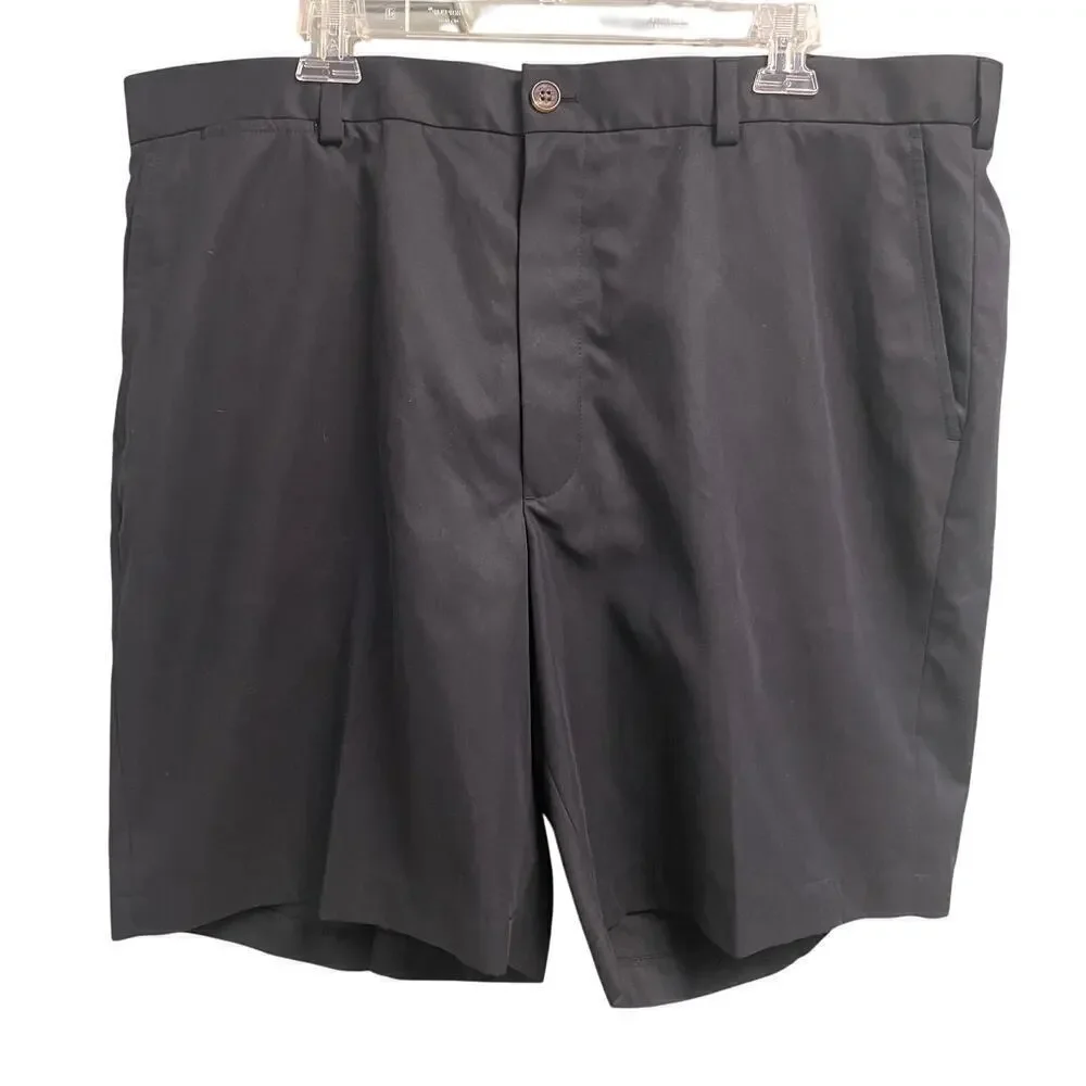 Brooks Brothers Size 42 Black Shorts Dressy Flat Front Golf Classic Flat Front